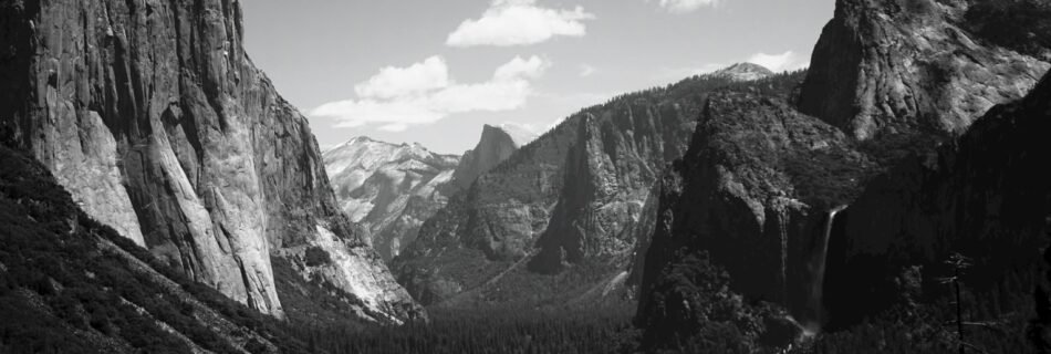 grayscale photography of El Capitan, Yosemite